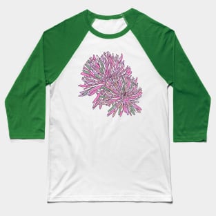 Pinky purple botanical floral 2020 design Baseball T-Shirt
